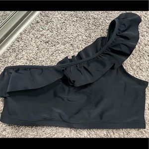Black Old navy ruffle bikini top